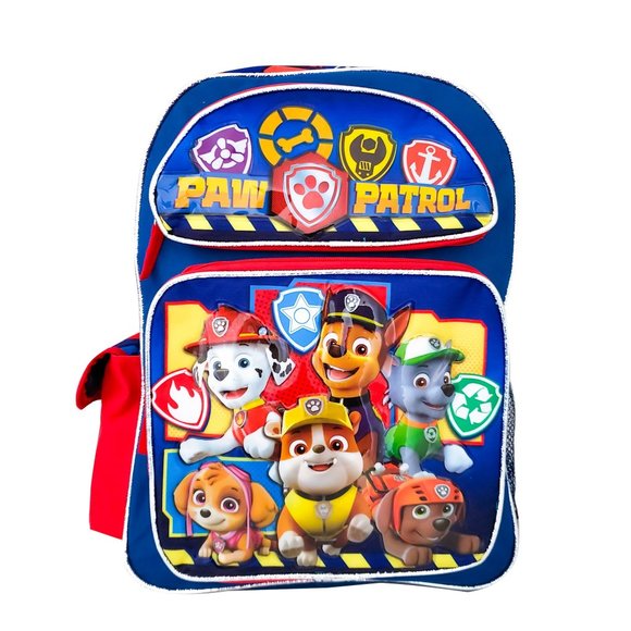 Paw Patrol Other - Paw Patrol Backpack Large Kids Boys Girls School Book Bag Blue 16"